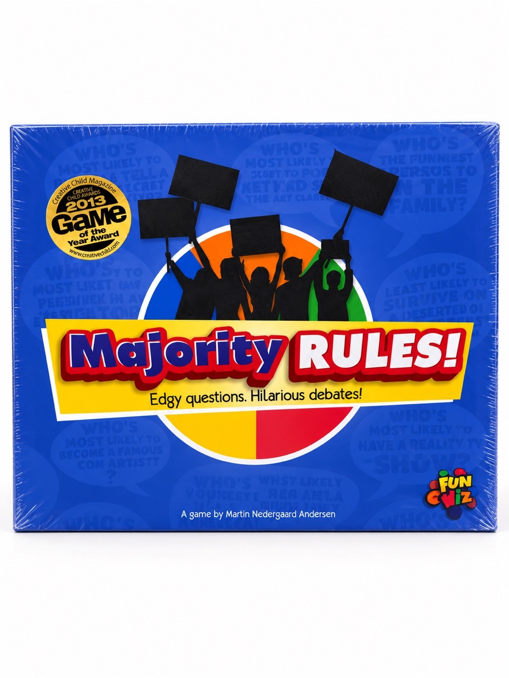 Majority Rules Board Game FunWiz New Factory Sealed 3-8 Players Ages 14+